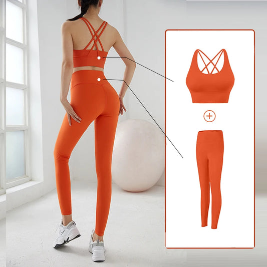 Women's Fashion Legging - Radiant Orange