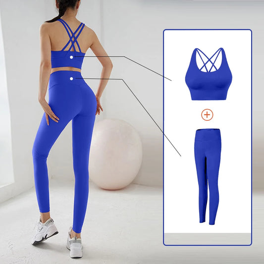 Women's Activewear Set - Sklein Blue 2